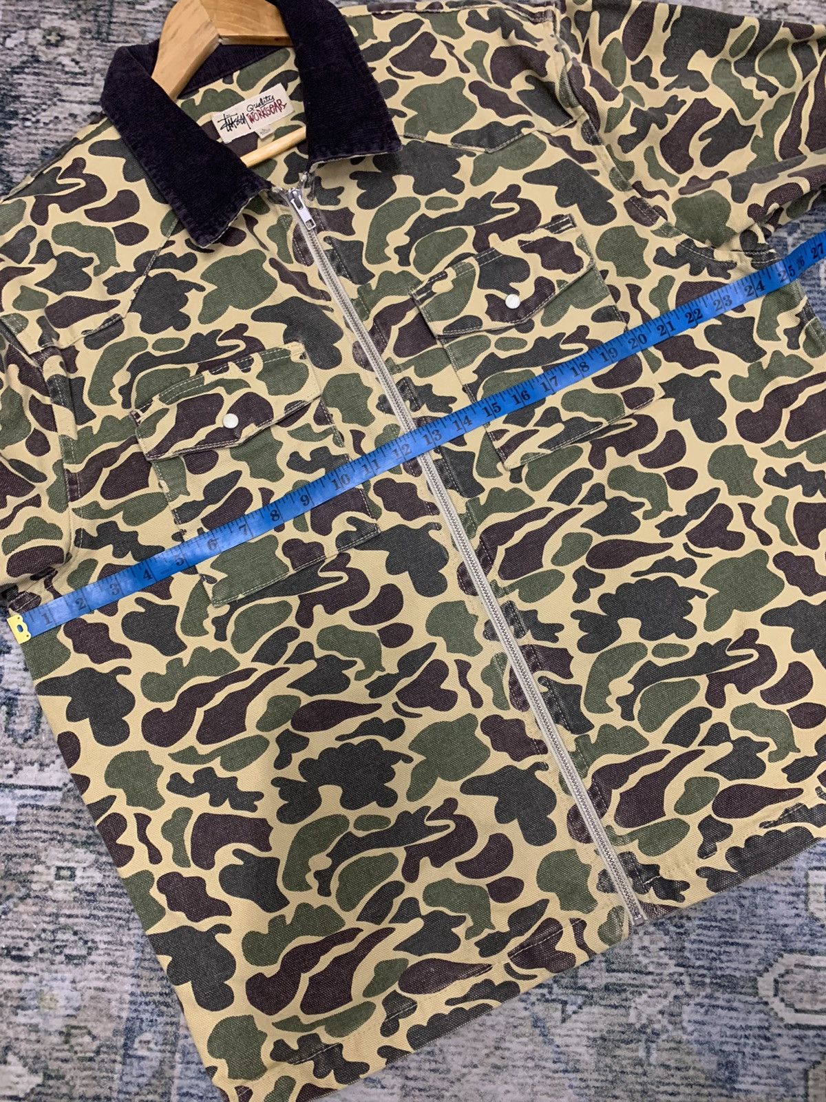 Stussy Stussy Washed Camo Duck Jacket Size US L / EU 52-54 / 3 - 13 Thumbnail