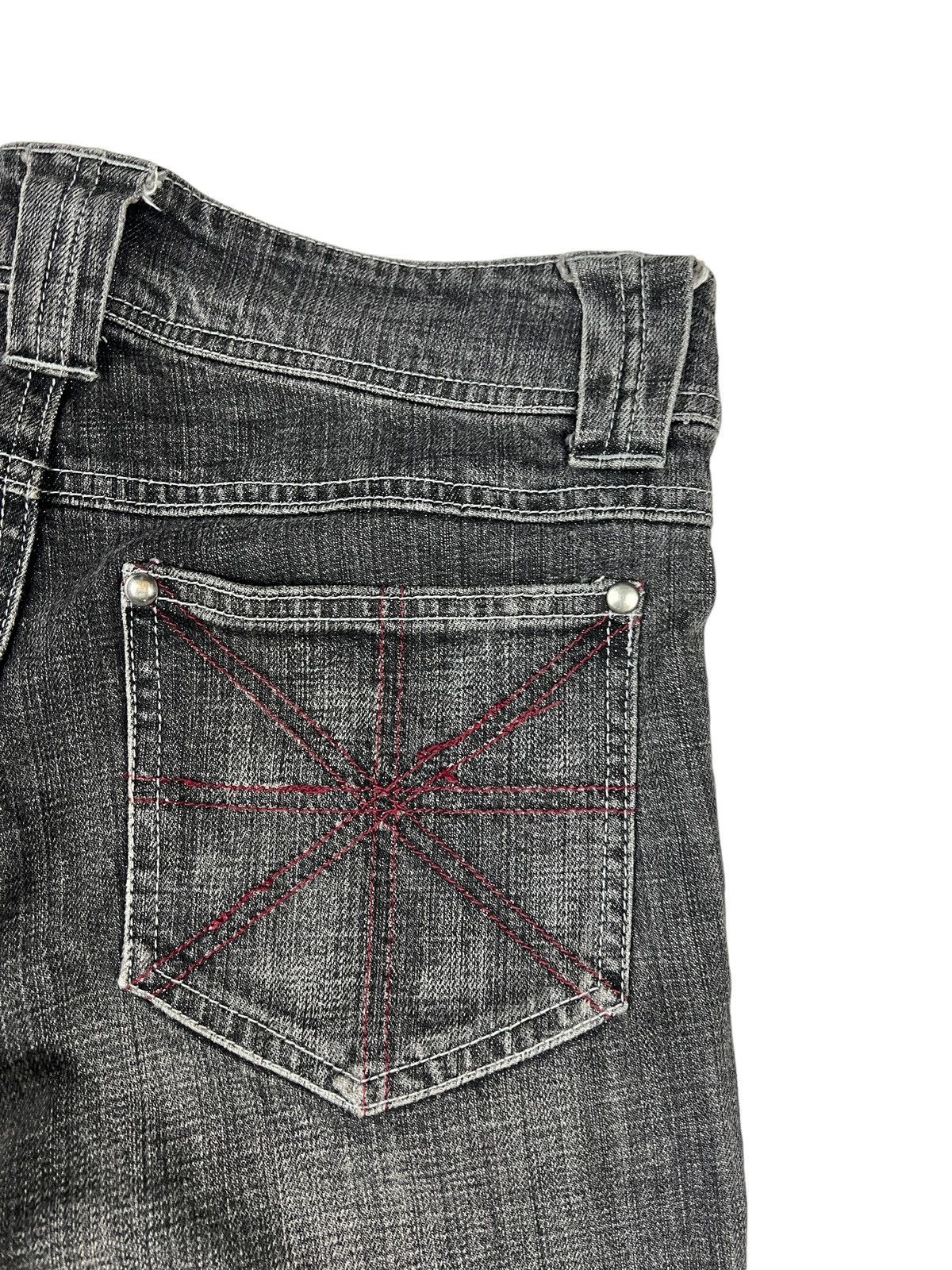 Japanese Brand Algonquins 🇯🇵 Studded Flare Cargo Denim Size US 31 - 9 Thumbnail