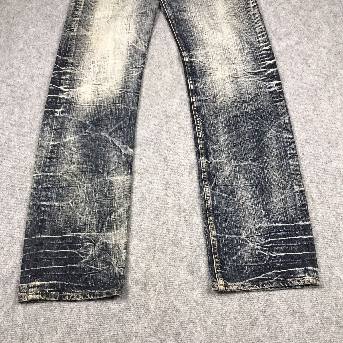 Japanese Brand FLARE JEANS🔥SIRMIONE FADED DENIM PANTS Size US 28 / EU 44 - 2 Thumbnail