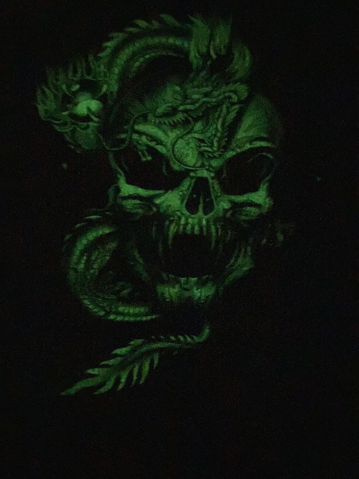 Seditionaries × Vintage Vintage Skull Head & Dragon Long Sleeve Tshirt Size US L / EU 52-54 / 3 - 4 Thumbnail