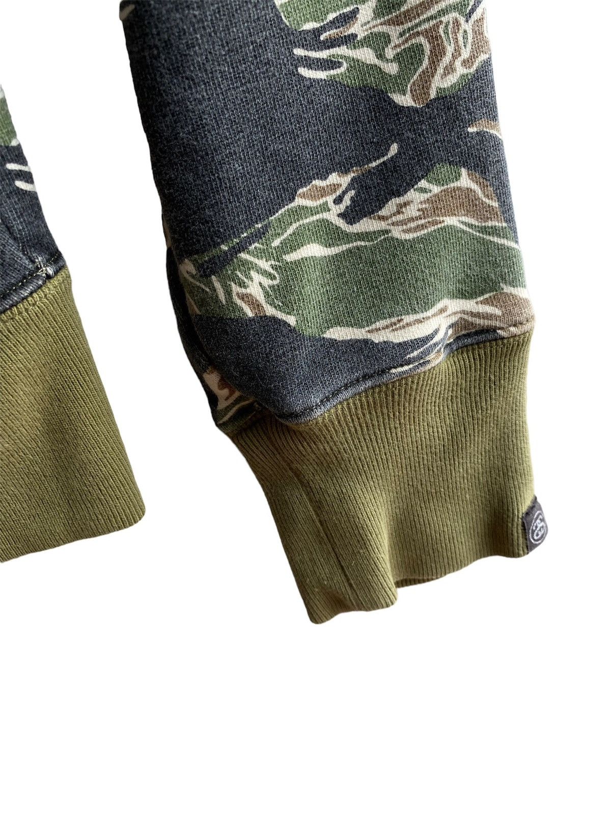 Stussy × Vintage Vintage Stussy camo tiger hoodie Size US XL / EU 56 / 4 - 5 Thumbnail