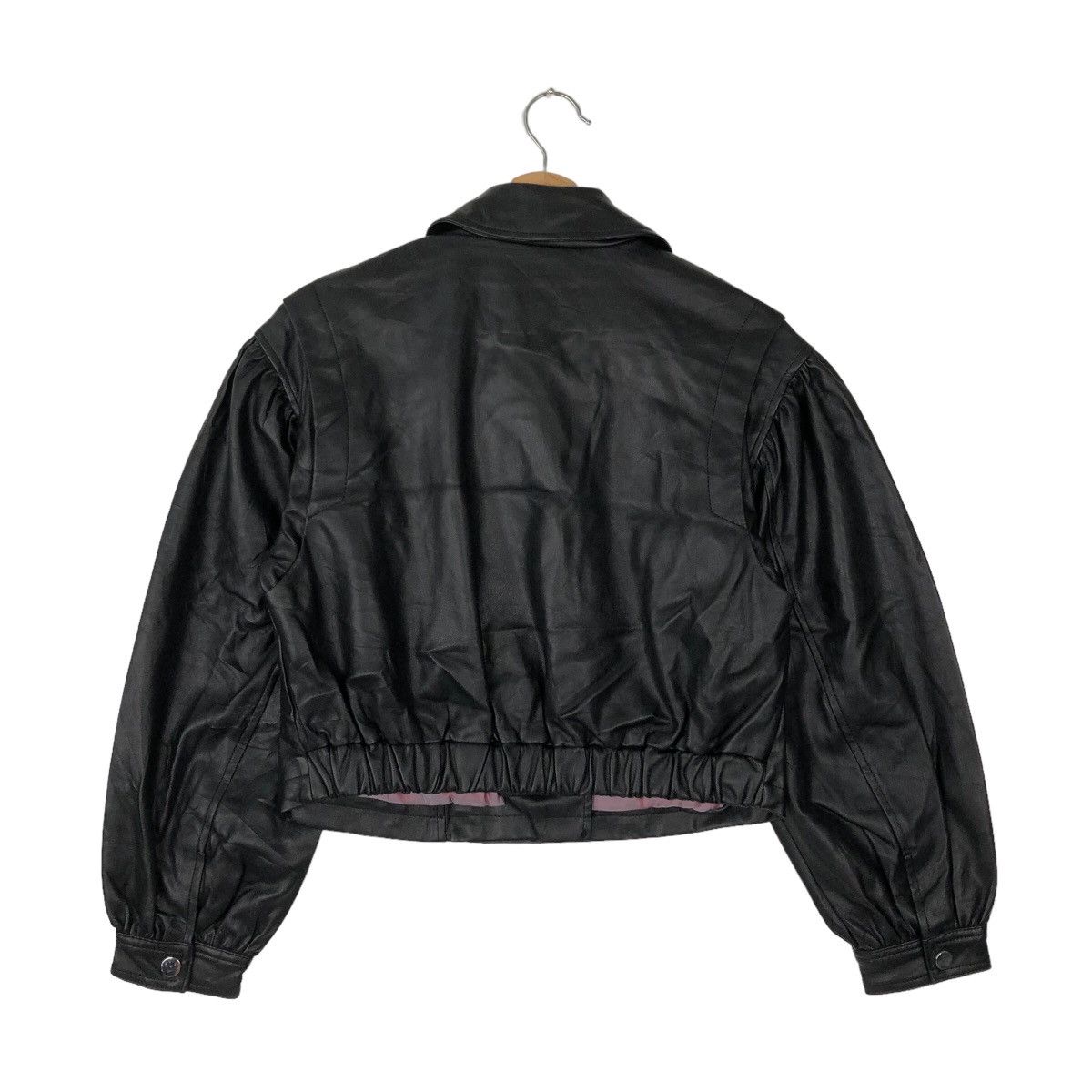 Japanese Brand VINTAGE SOFT LEATHER BOMBER JACKET ZARA JAPAN Size US XS / EU 42 / 0 - 7 Thumbnail