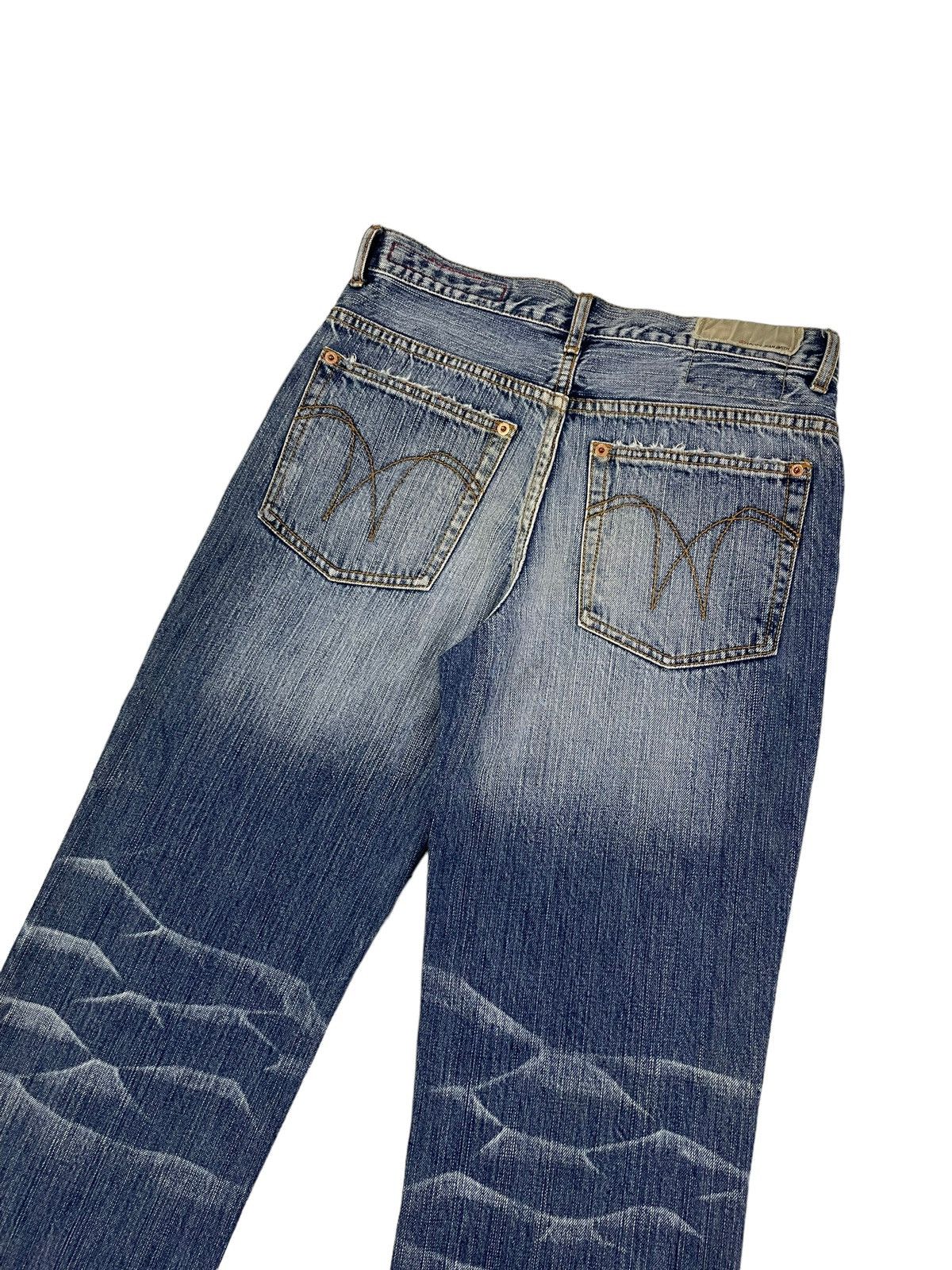 Japanese Brand × PPFM Vintage ToughJeansSmith Distressed Jeans Kapital Style Size US 30 / EU 46 - 9 Thumbnail