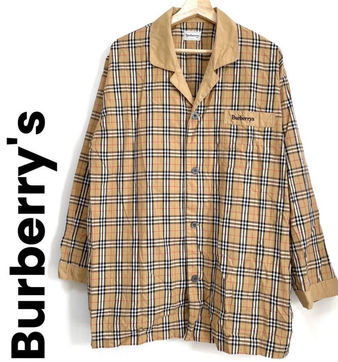 Authentic Vintage Burberry's Nova Check Shirt Large