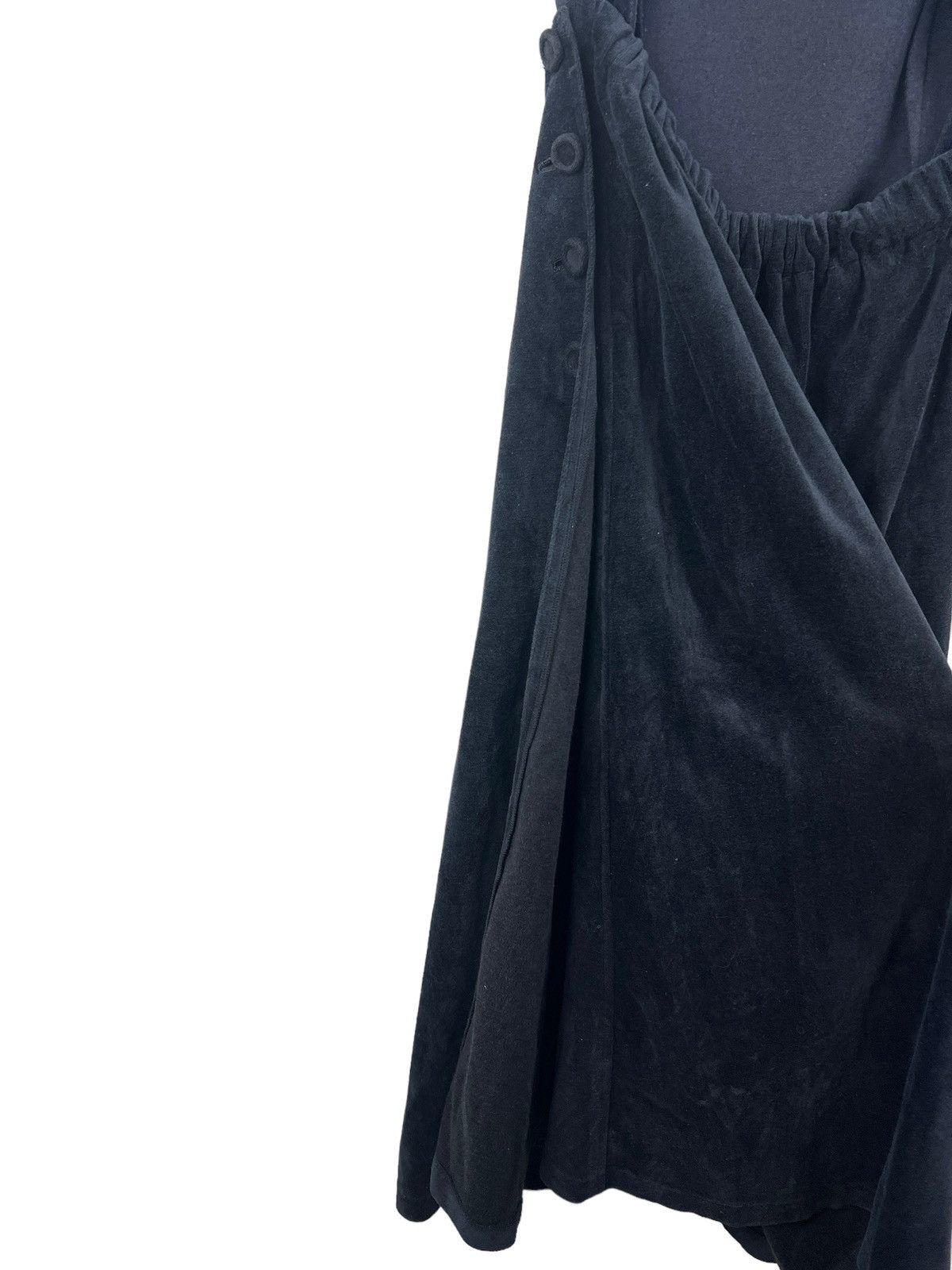 Yohji Yamamoto Vintage Y’s Bis Yohji Yamamoto Velvet Maxi Dress Size S / US 4 / IT 40 - 10 Thumbnail