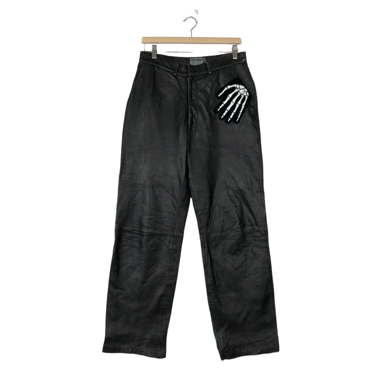 VINTAGE LEATHER PANTS RACING WEAR JAPAN