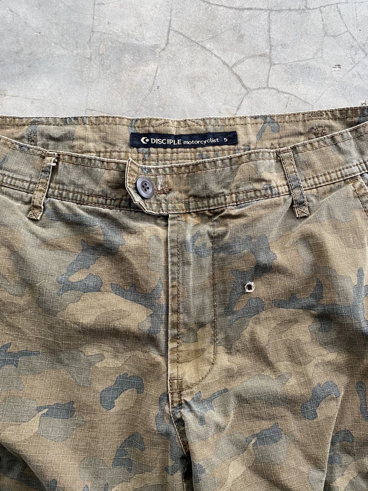 Japanese Brand Japanese Disciple Motorcyclist Army Cargo Pants Size US 33 - 6 Thumbnail