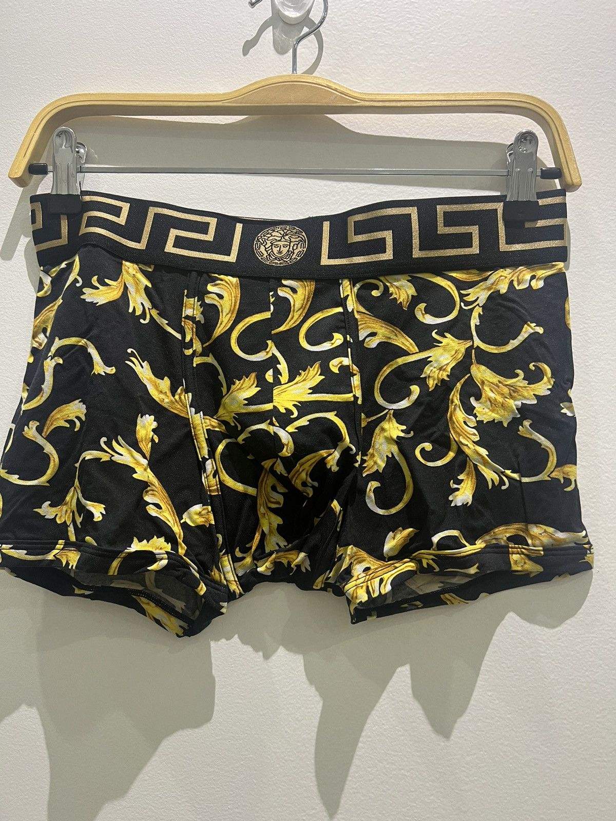 Barocco Print Cotton-blend Boxer Briefs