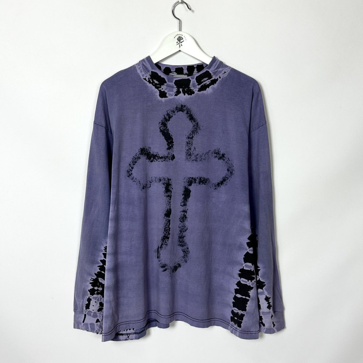 Other Vintage Dyed OnArrival Cross TieDye AvantGarde y2k longsleev Size US XL / EU 56 / 4 - 1 Thumbnail