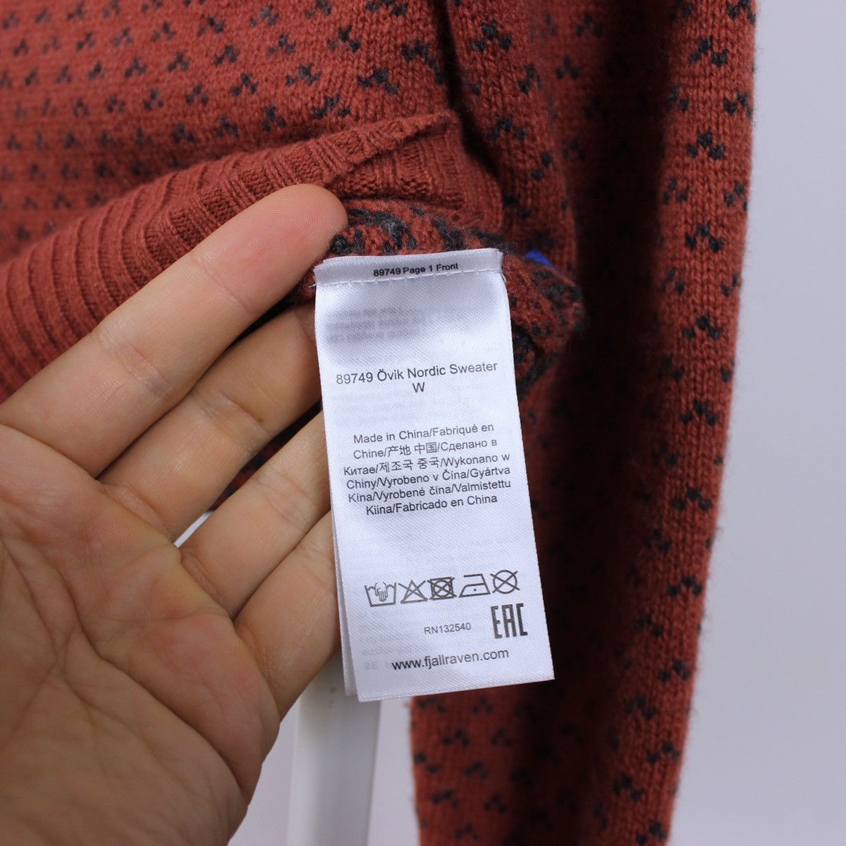 Fjallraven Vintage Fjallraven Sweater Knitwear Size XS / US 0-2 / IT 36-38 - 7 Thumbnail