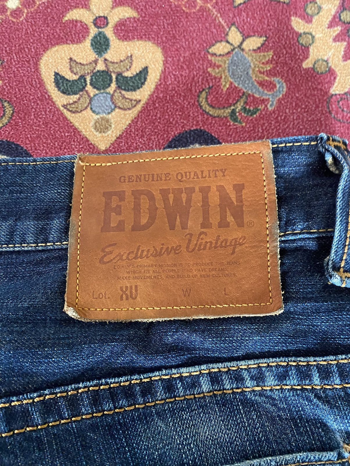 Edwin × Japanese Brand × Vintage Vintage Edwin Exclusive Vintage Distressed Denim 35 Size US 35 - 13 Thumbnail