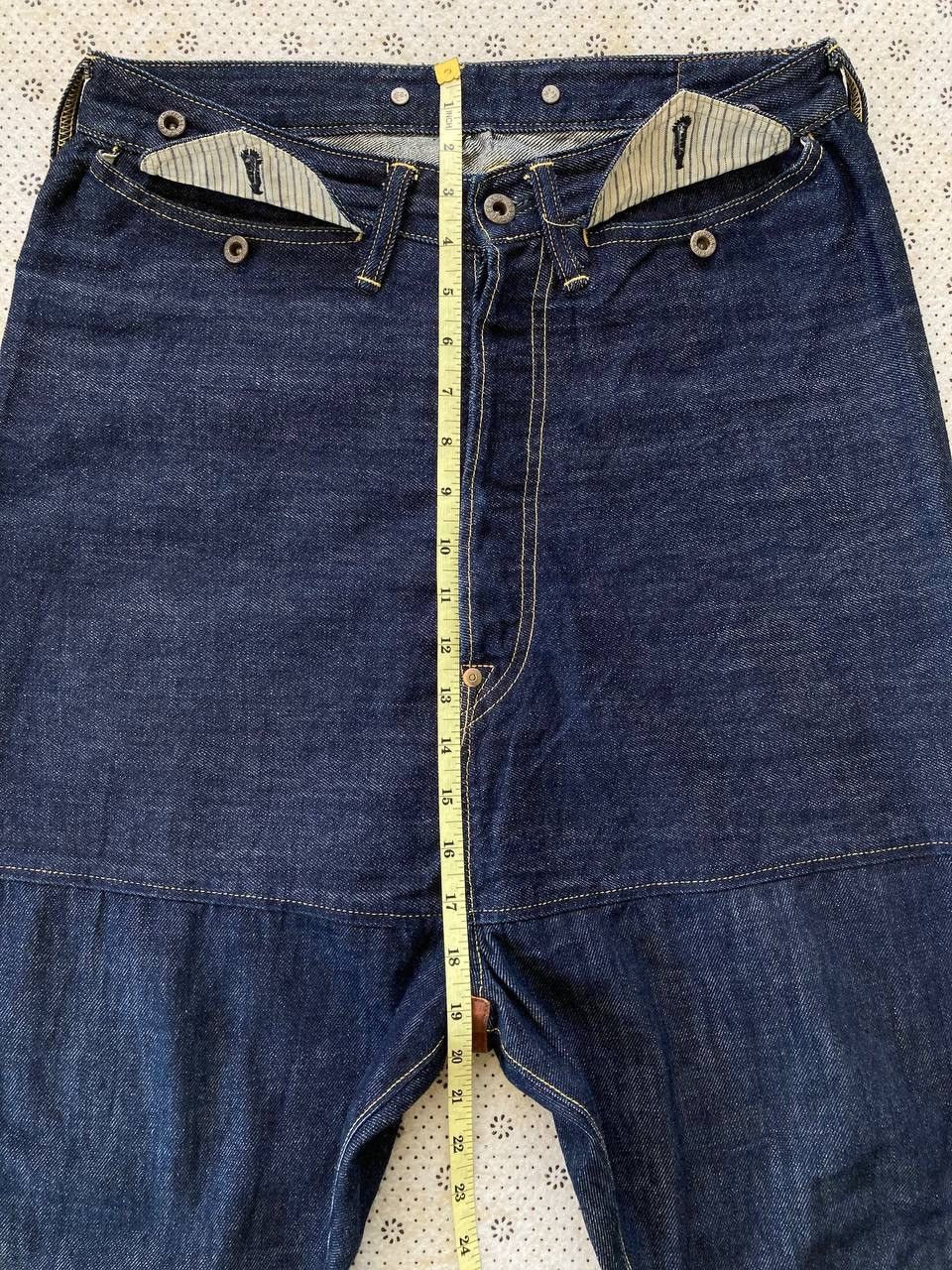 Kapital Kapital Biker Indigo Denim Pant Size US 31 - 4 Thumbnail