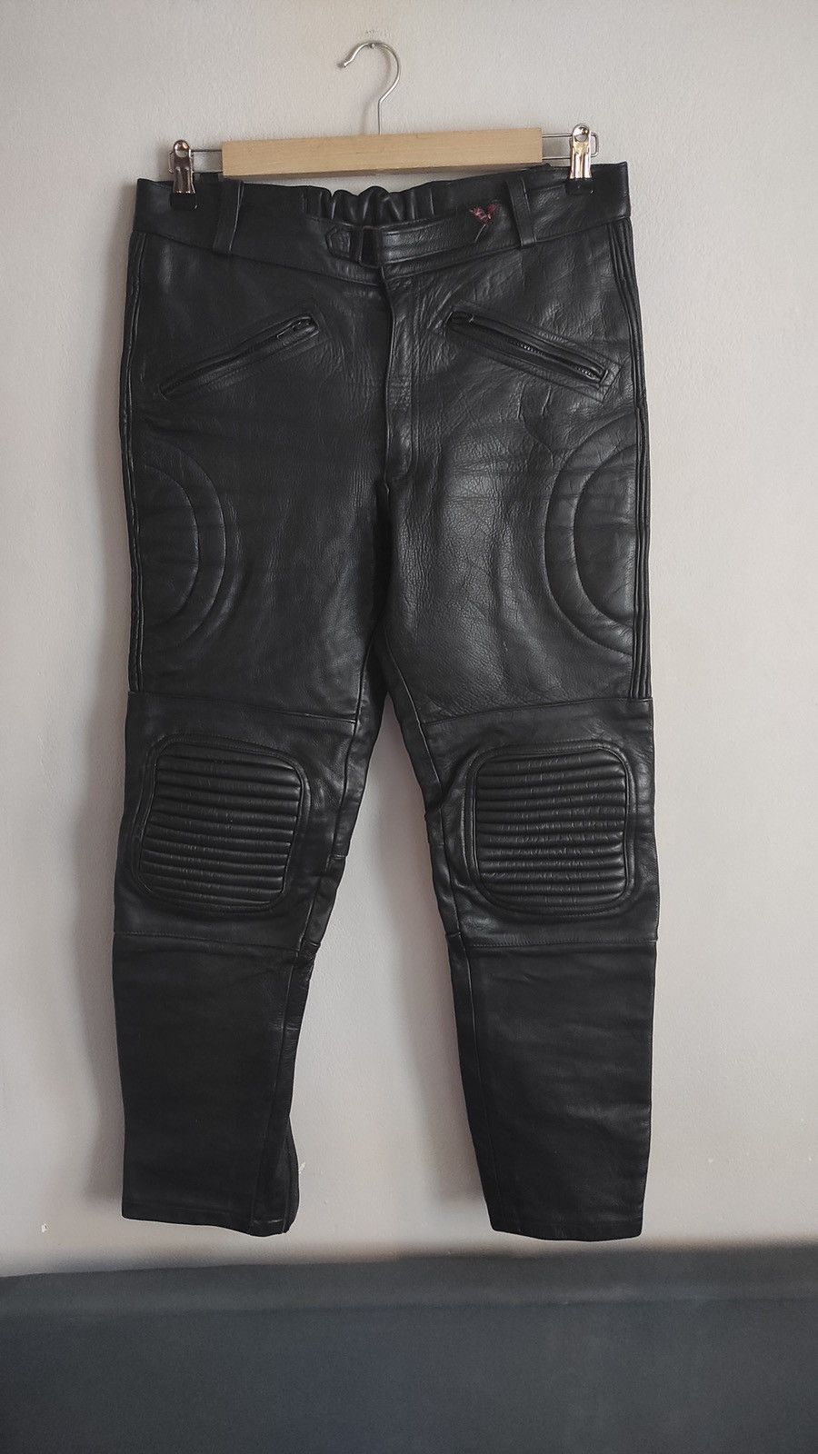 Vintage 90s motorcycle leather pants