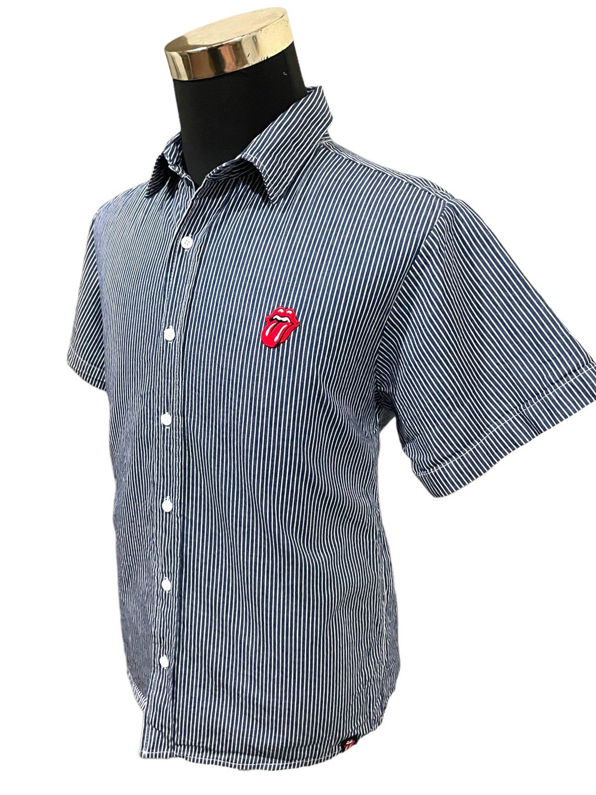 The Rolling Stones The Rolling Stones Hickory Stripe Wabash Workwear Shirt Size US M / EU 48-50 / 2 - 8 Thumbnail