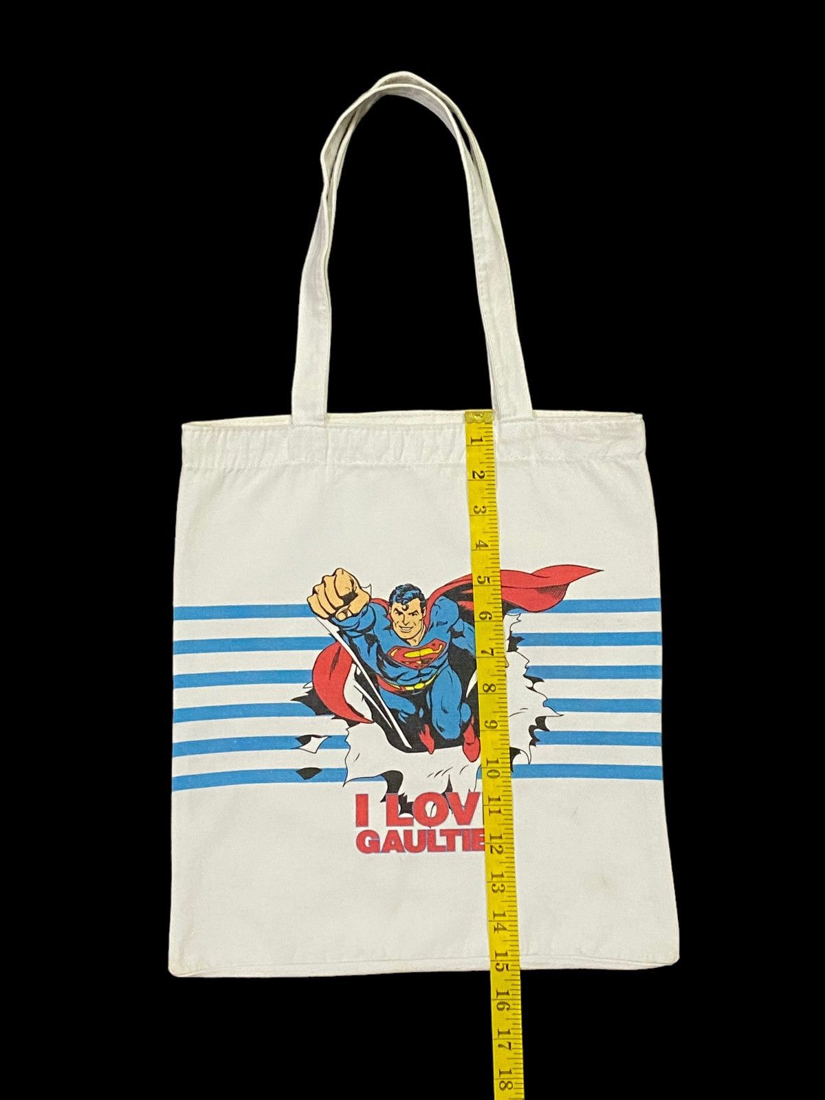 Jean Paul Gaultier Jean Paul Gaultier X Dc Comic “I LOVE GAULTIER” Tote Bag Size ONE SIZE - 7 Thumbnail