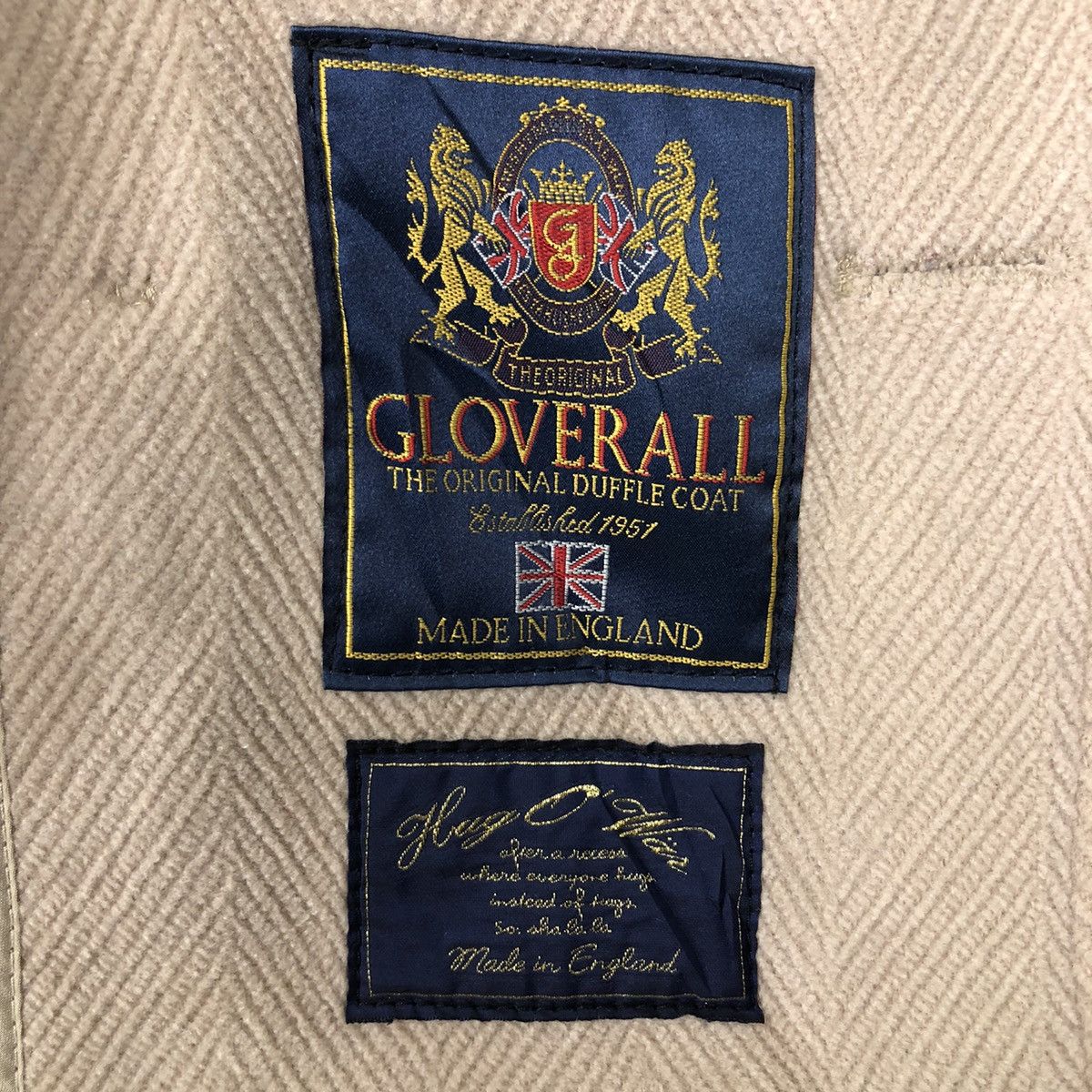 Gloverall VINTAGE DOUBLE COLLAR GLOVERALL WOOL JACKET Size US S / EU 44-46 / 1 - 11 Thumbnail