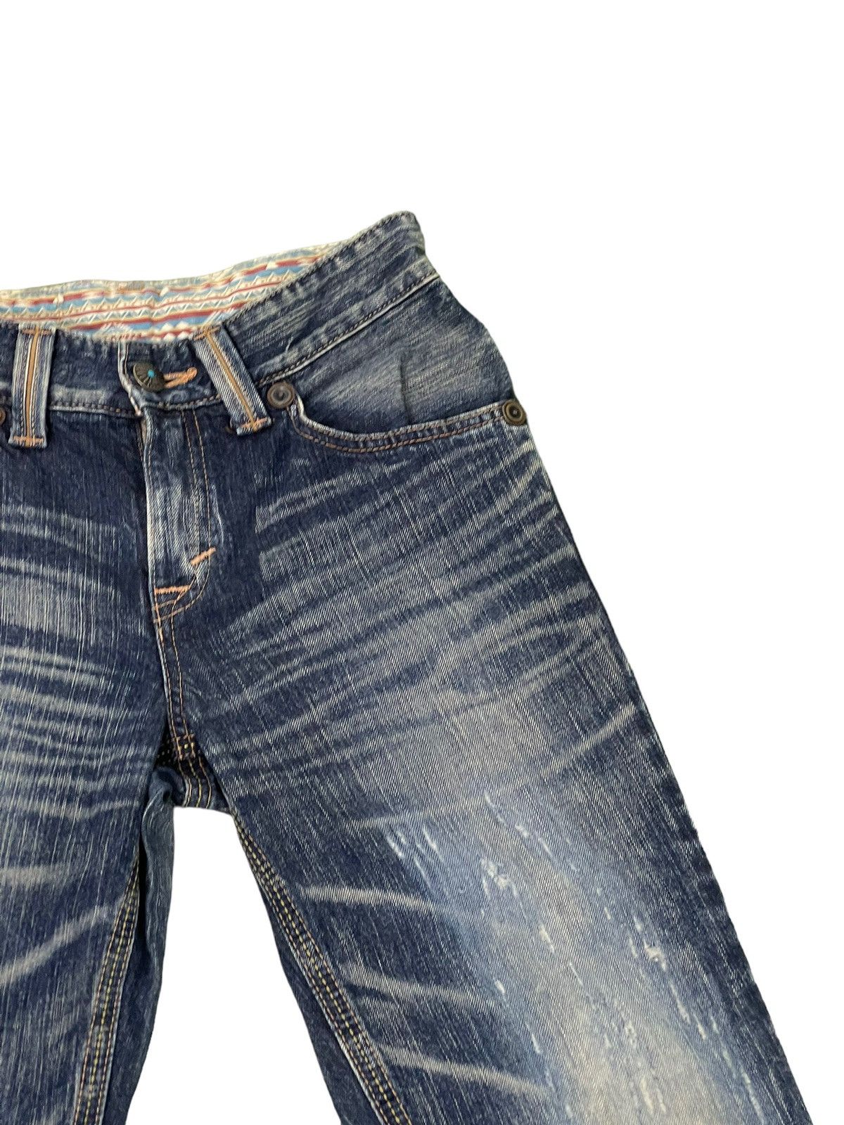 Edwin Flare Jeans Edwin Japan Distress Faded Boot Cut 6🟦0 Size US 28 / EU 44 - 9 Thumbnail