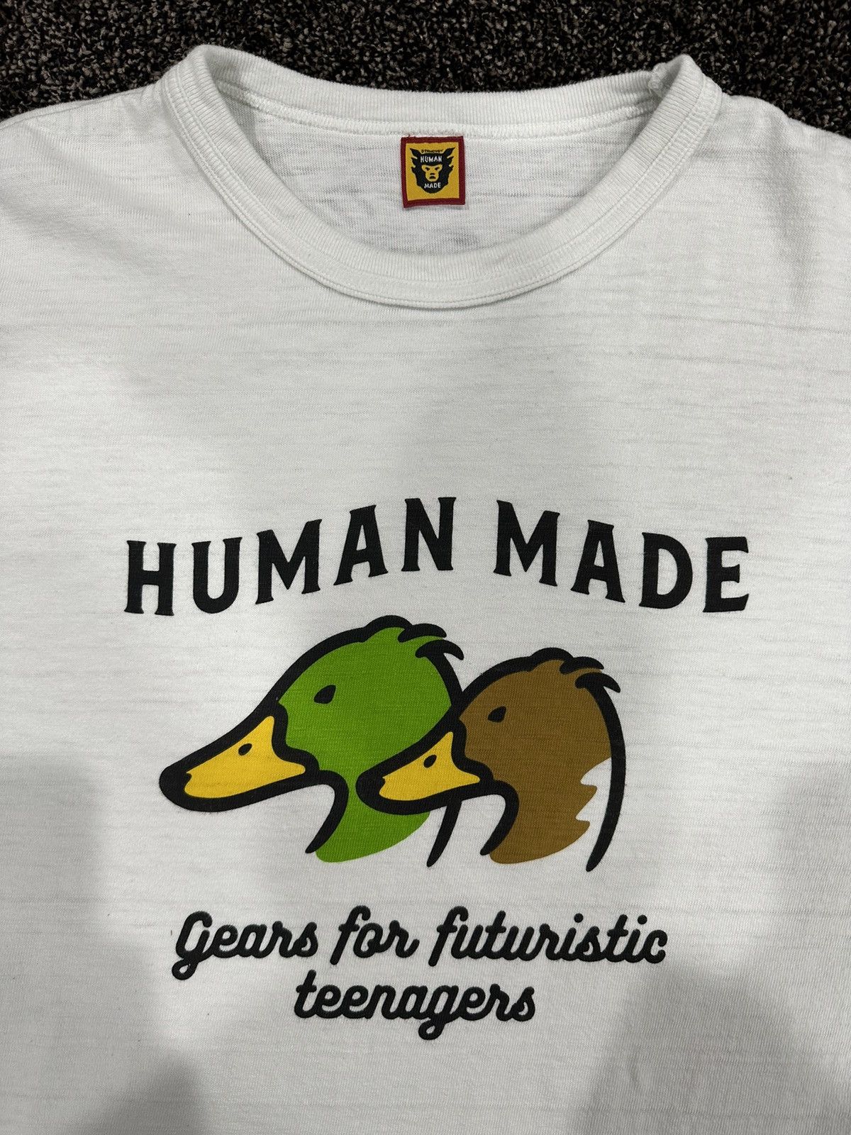 Human Made Human Made White Duck Short Sleeve T-Shirt Size US XL / EU 56 / 4 - 6 Thumbnail