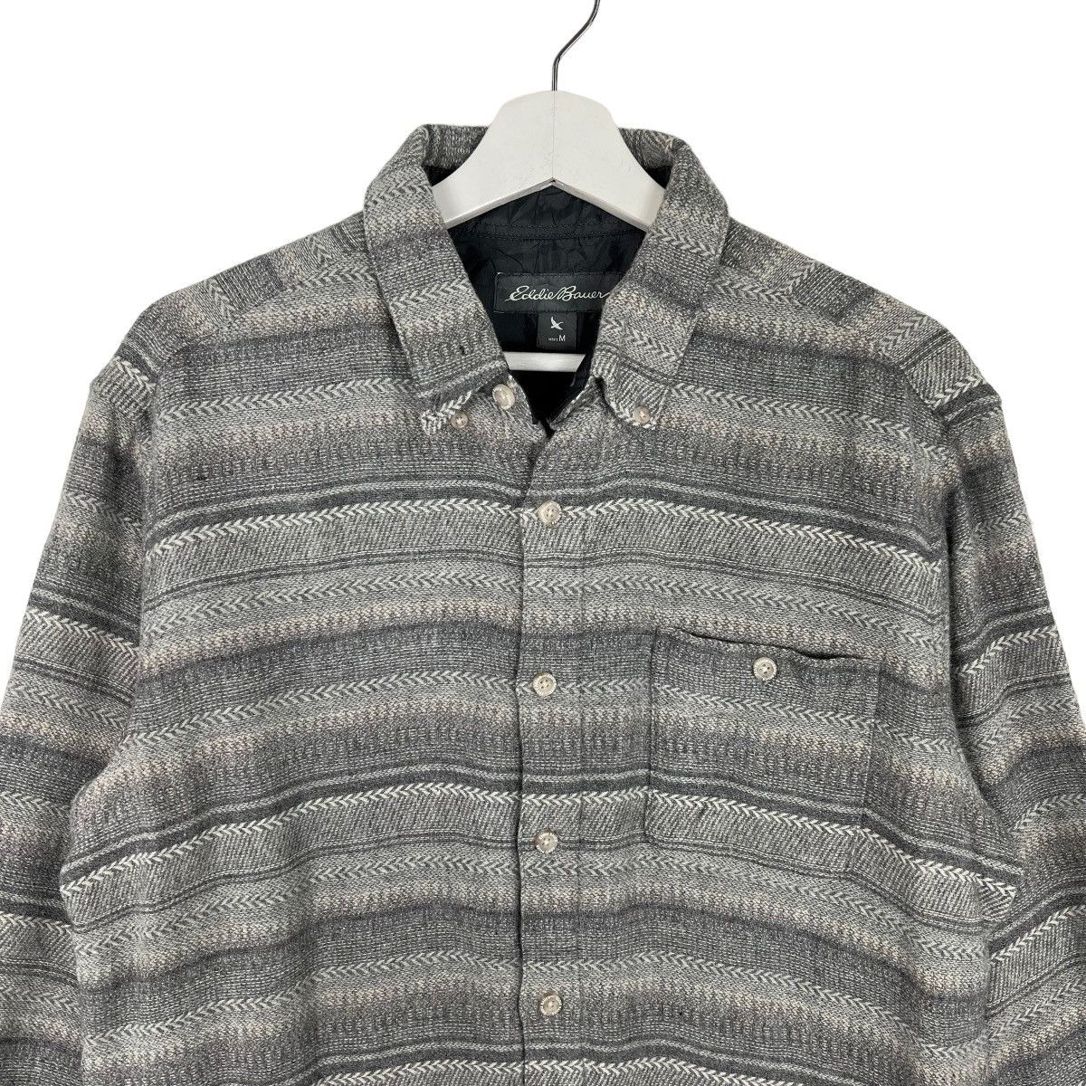 Eddie Bauer × Vintage 🔥 VINTAGE EDDIE BAUER WOOL STRIPE SHIRT CPO JACKET Size US M / EU 48-50 / 2 - 3 Thumbnail