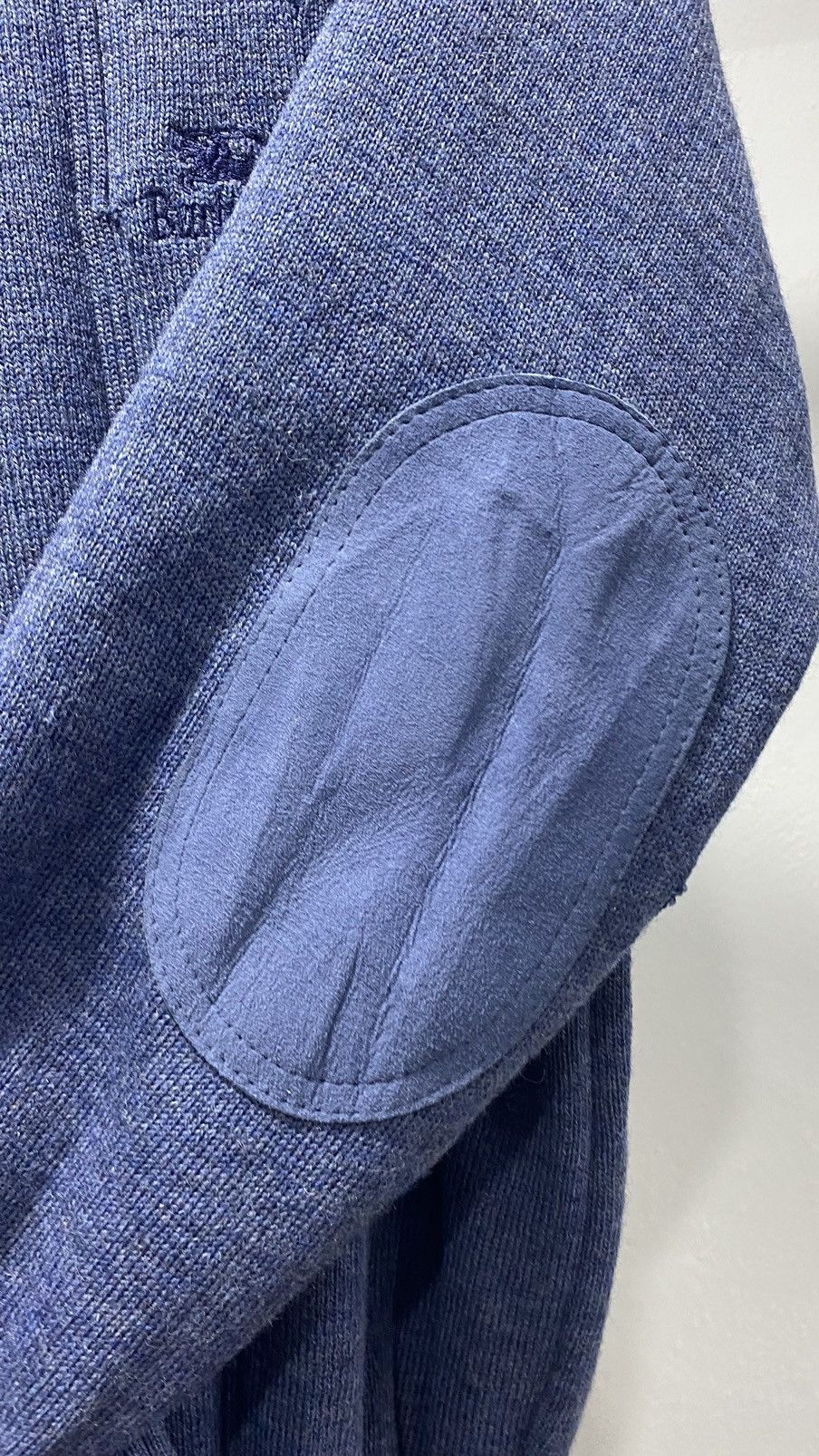 Burberry 🚨FINAL DROP🚨 Vintage Burberrys Wool Sweater Suede Padding Size US M / EU 48-50 / 2 - 7 Thumbnail