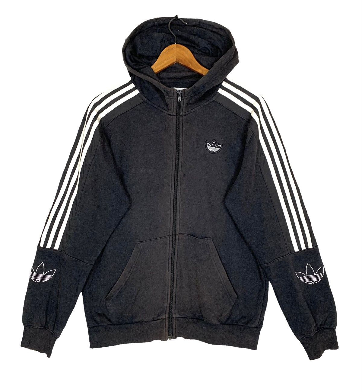 Adidas Vintage Adidas Streetwear 1 Set Pants And Hoodie Size US M / EU 48-50 / 2 - 1 Thumbnail
