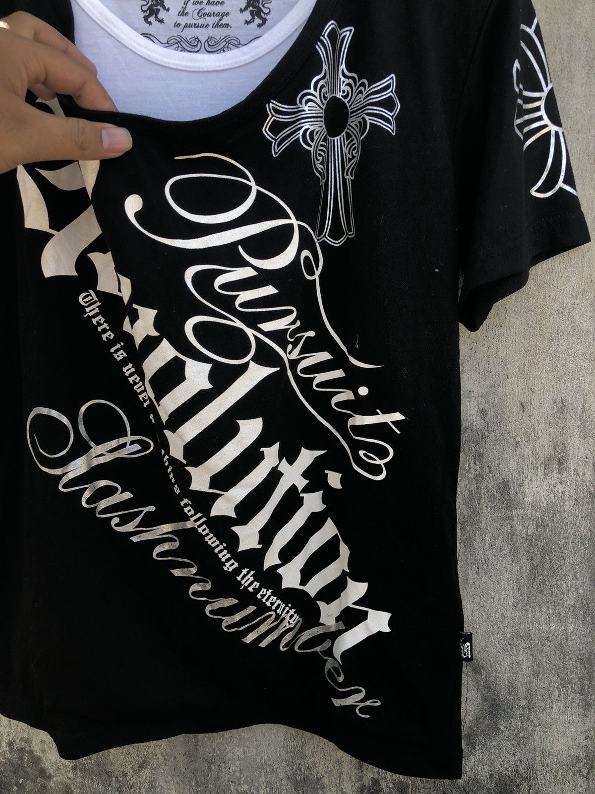 Hysteric Glamour × If Six Was Nine × Japanese Brand Double Layers Slash Number Poem Like Chrome Hearts Size US M / EU 48-50 / 2 - 4 Thumbnail