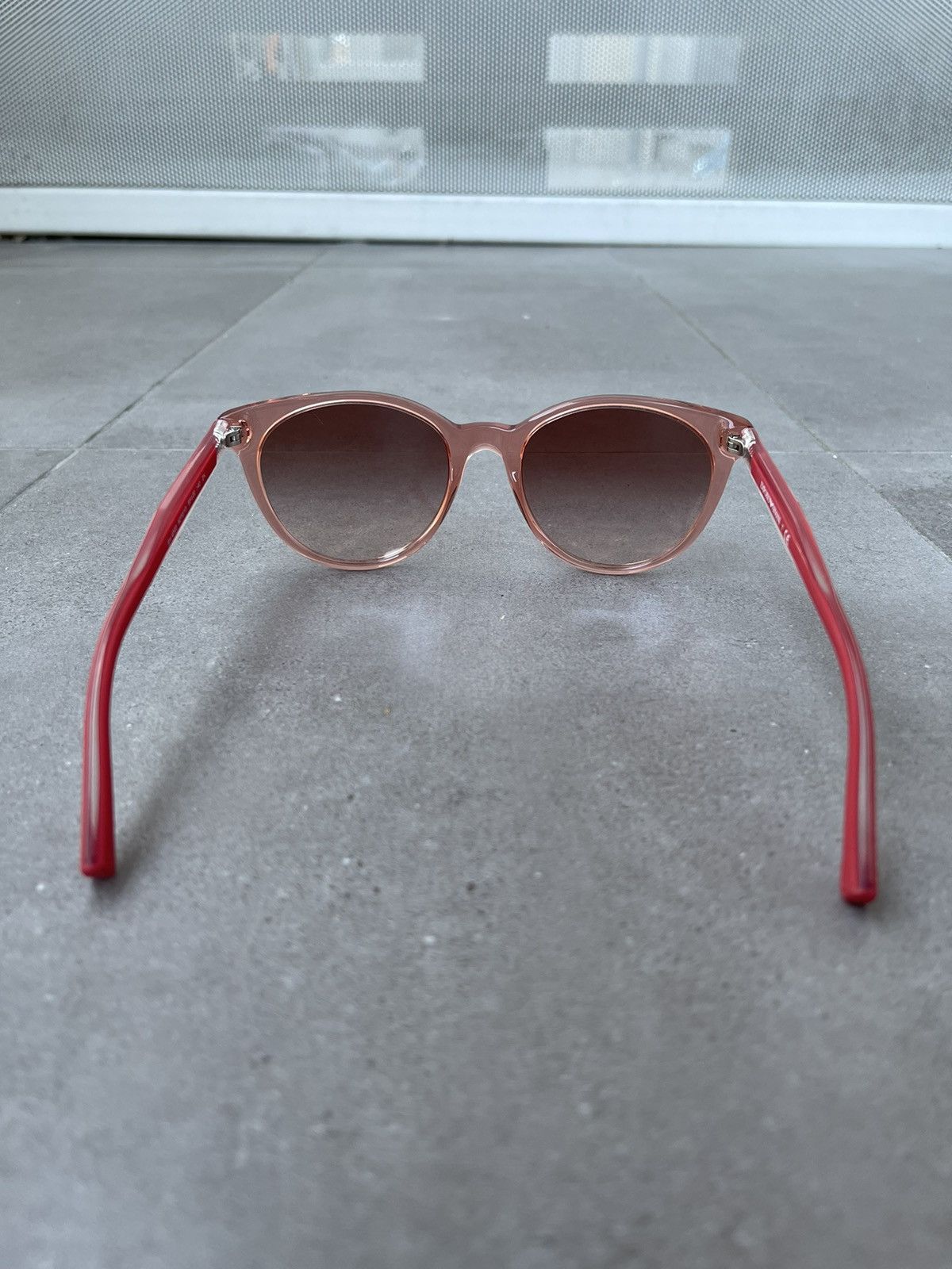 Emporio Armani Emporio Armani EA4003 5070/13 Peach Red Sunglasses Size ONE SIZE - 8 Thumbnail