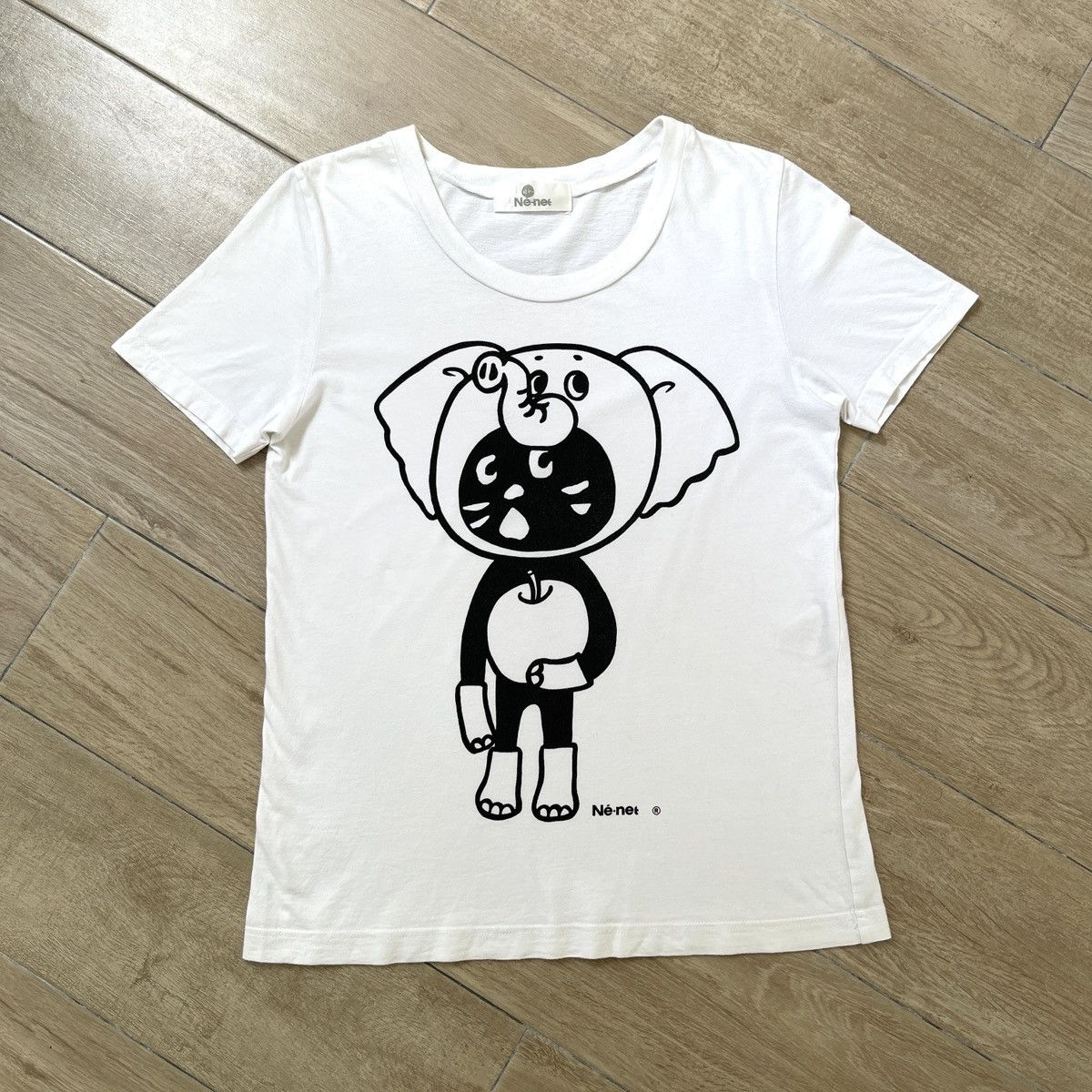 Designer × Issey Miyake × Ne-Net Ne-net cat By Issey Miyake Japan Tee Size S / US 4 / IT 40 - 1 Thumbnail