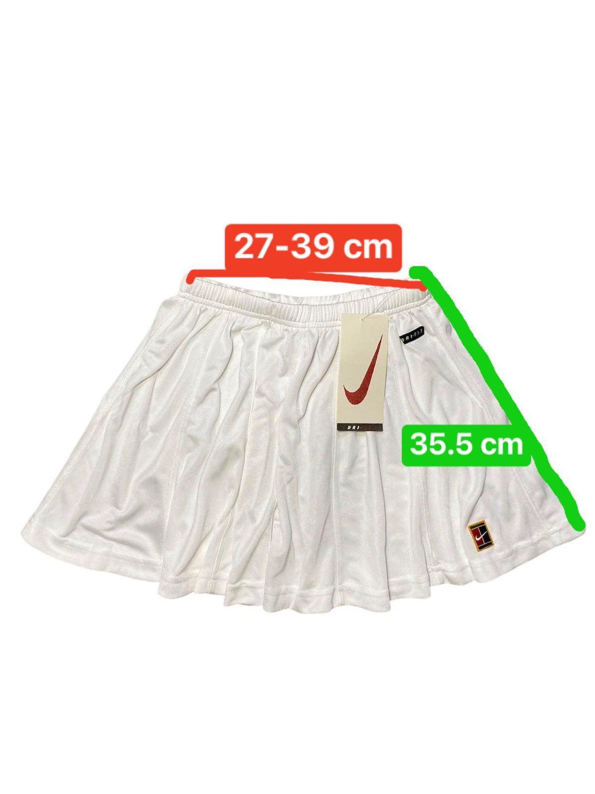 Nike × Vintage Vintage 90’s Nike Dri-Fit Tennis Skirt size S Size 27" / US 4 / IT 40 - 18 Thumbnail