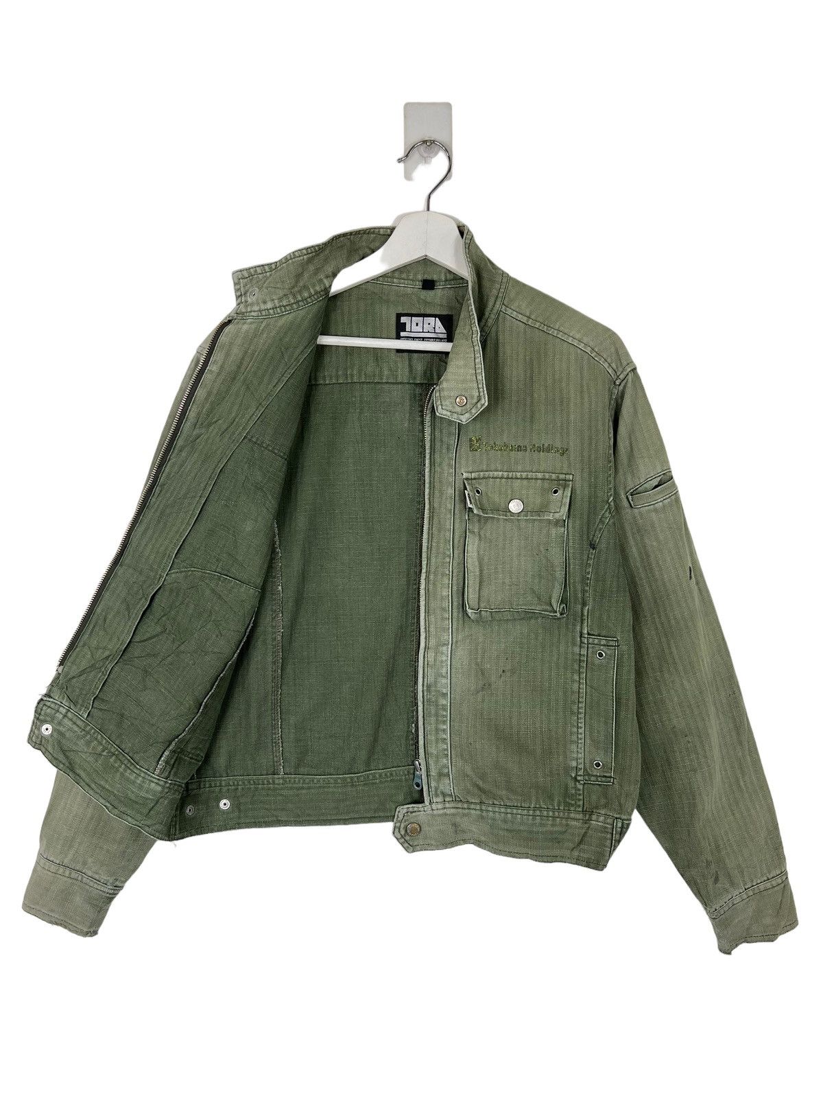 Japanese Brand × Vintage 💥 1970s VINTAGE TORA HARRINGBONE TWILL CARGO Size US S / EU 44-46 / 1 - 6 Thumbnail