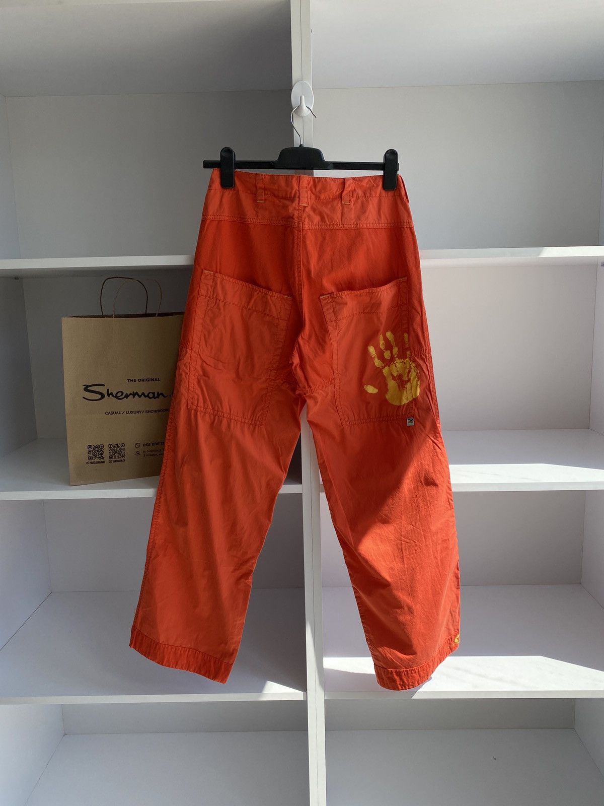 Vintage Salewa Pants Mens Orange Hiking Track Pants Outdoor Wear Size US 30 / EU 46 - 5 Thumbnail