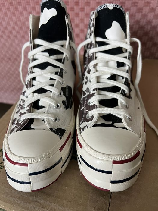 Converse Cow print Chuck 70 High Top Sneakers | Grailed