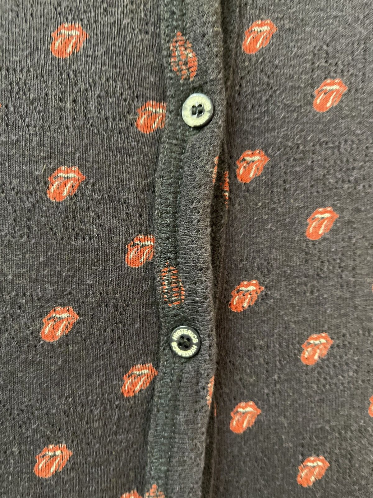 Hysteric Glamour × The Rolling Stones 🇯🇵VTG HYSTERIC GLAMOUR X ROLLING STONES BUTTON UP VERY RARE Size ONE SIZE - 11 Thumbnail