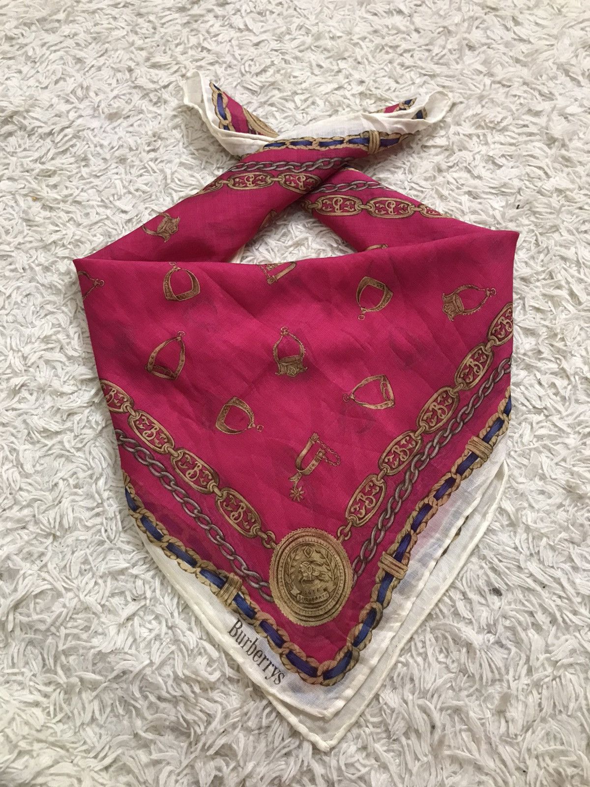 Burberry ‼️BURBERRY HANDKERCHIEF/BANDANA/NECKERCHIEF‼️ Size ONE SIZE - 1 Thumbnail