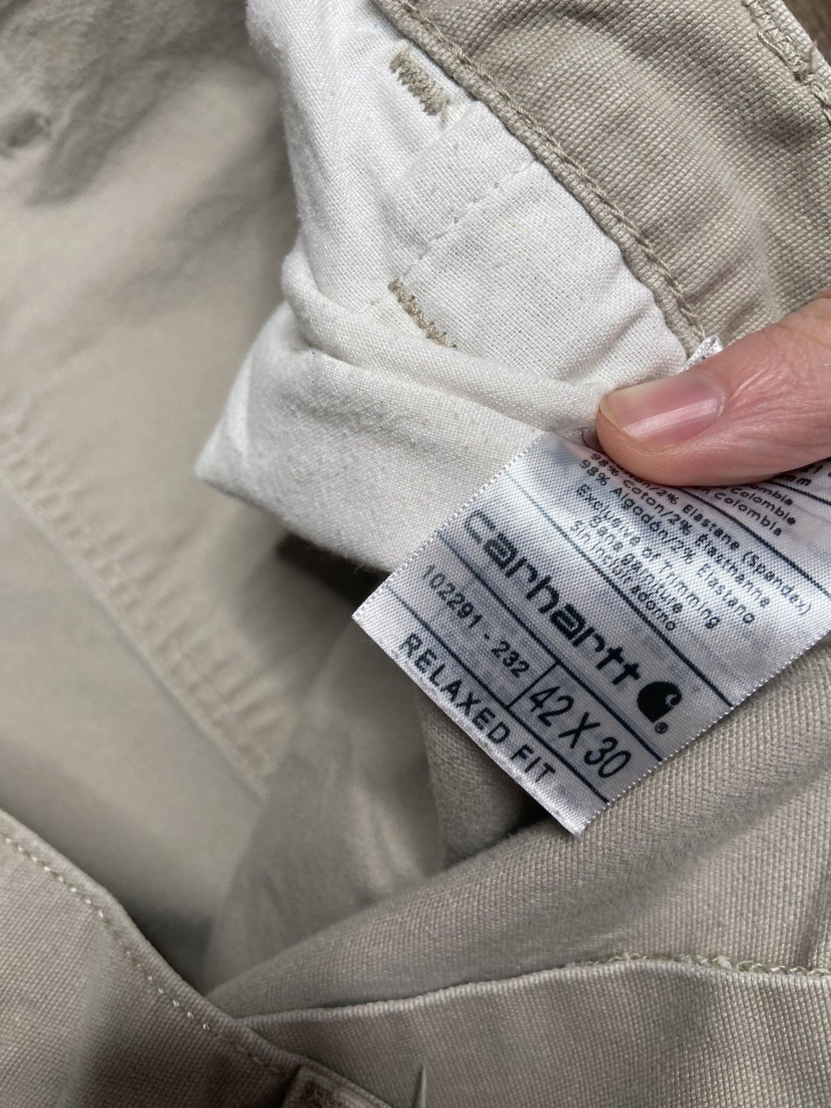Carhartt Crazy Vintage Baggy Y2K Carhartt Carpenter Faded Work Pants Size US 42 / EU 58 - 3 Thumbnail