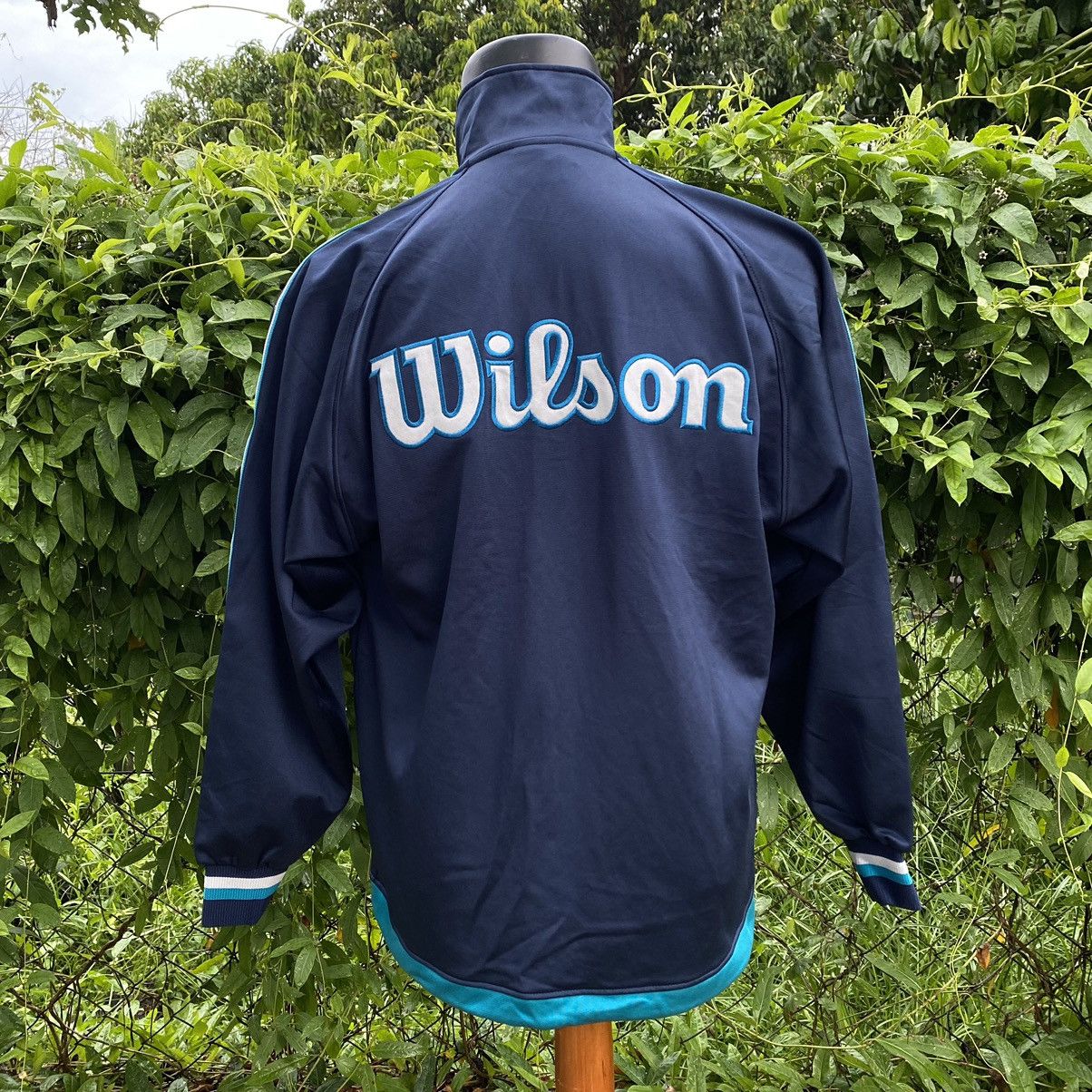 Sports Specialties Vintage Y2K Wilson Side Tap Logo Zip Up Training Jacket Size US M / EU 48-50 / 2 - 2 Thumbnail
