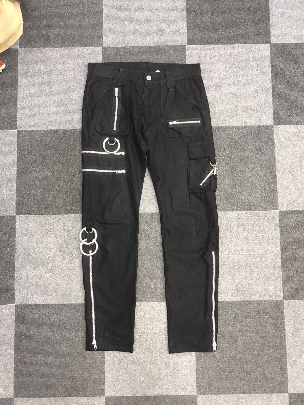 Japanese Brand SEXY DINAMITE PUNK Seditionaries Streetwear Multipocket Pant Size US 30 / EU 46 - 1 Thumbnail