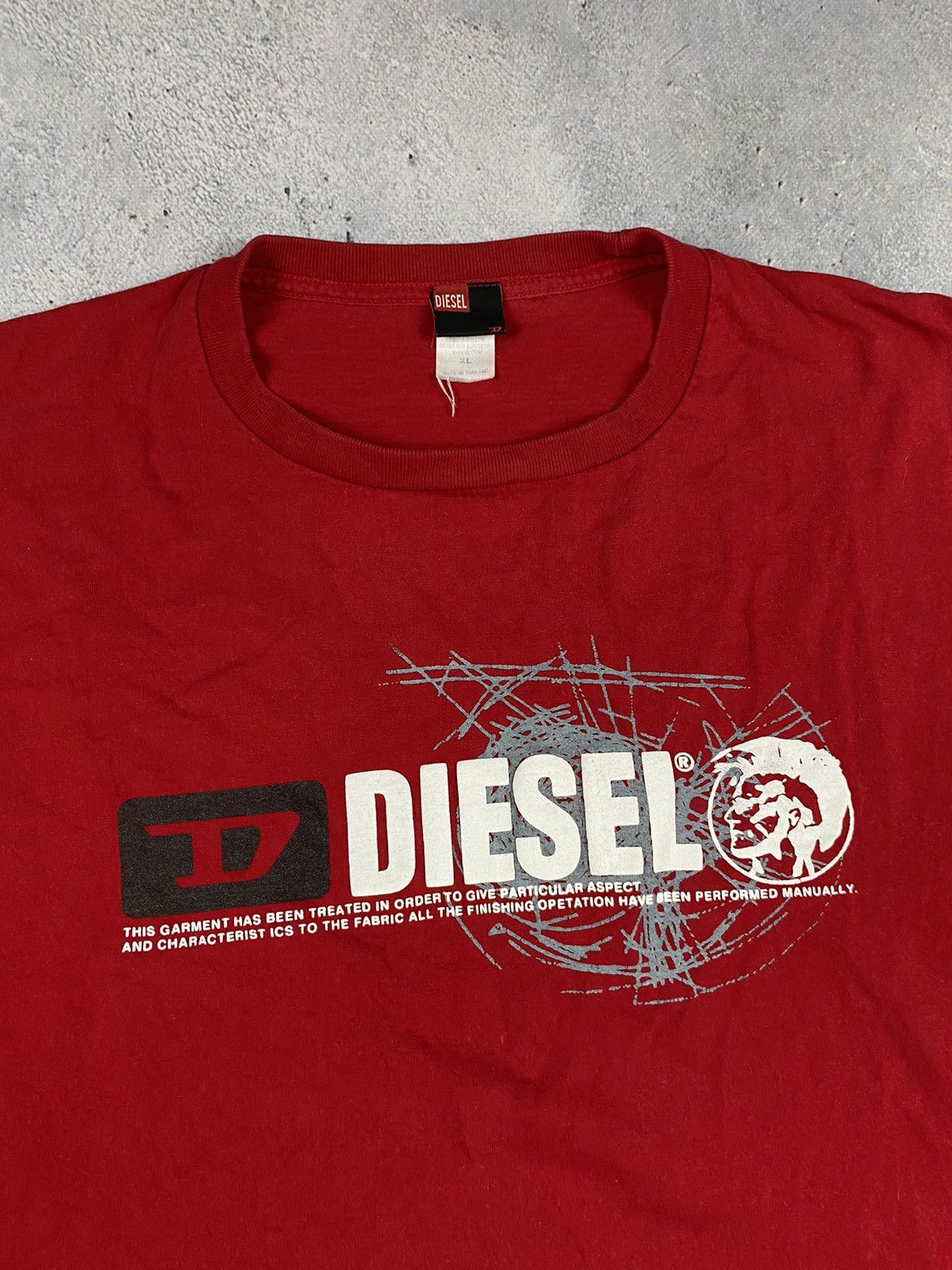 Diesel Diesel t shirt big logo vintage Rare Size US XL / EU 56 / 4 - 3 Thumbnail