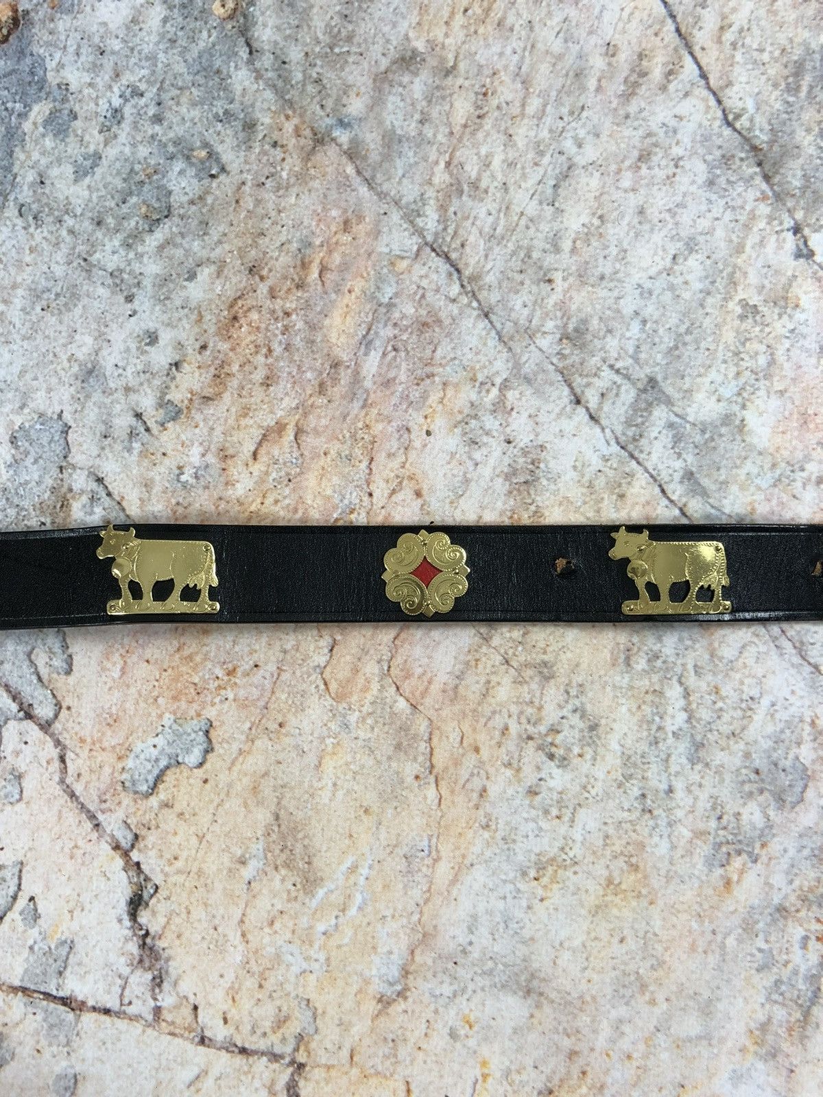 Etro Etro cow vintage leather belt Size ONE SIZE - 6 Thumbnail