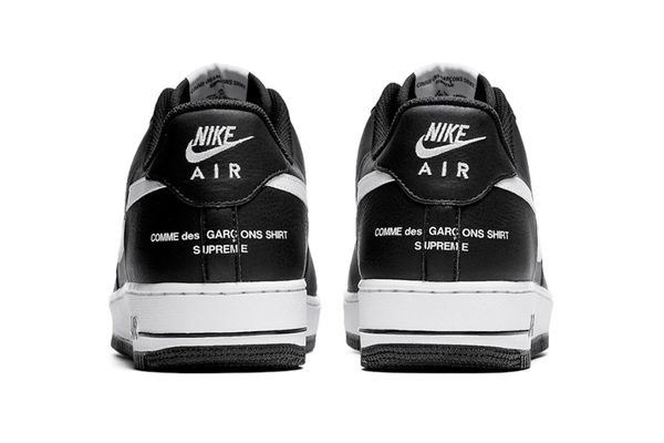 "Split Swoosh": Supreme x Comme des Garçons SHIRT x Nike Air Force 1 Drops This Week