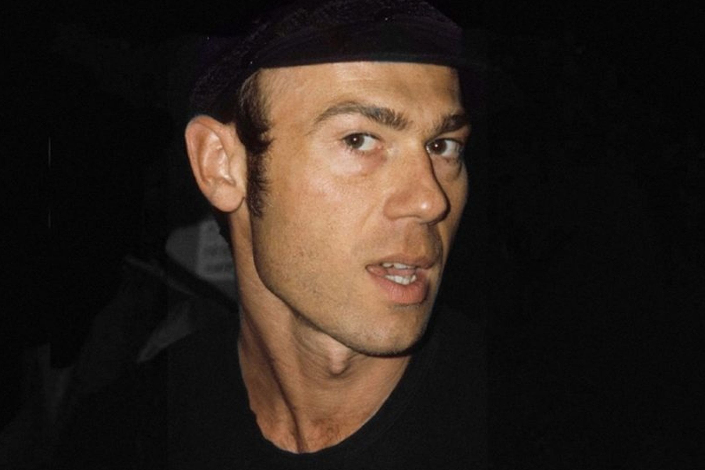A rare photo of Martin Margiela. It is one of the few public photographs ever taken of the designer.