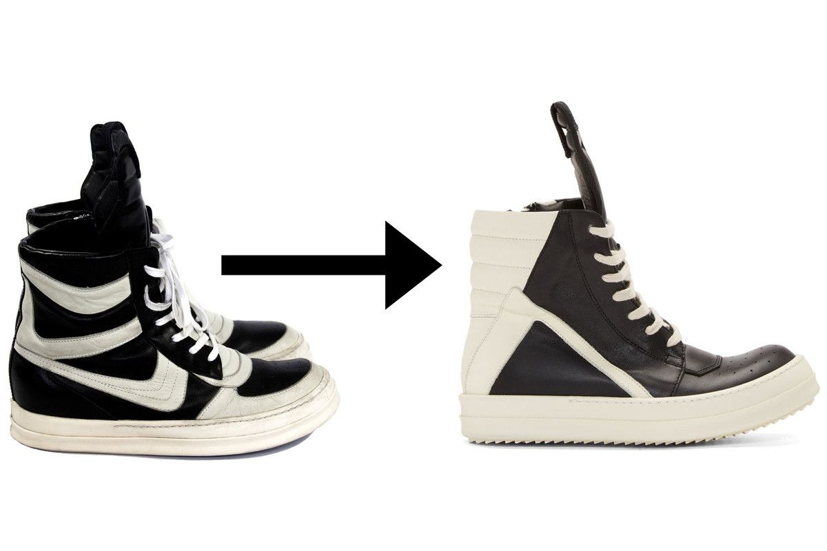 Rick Owens "Swoosh" Geobasket AKA the OG "Dunks"