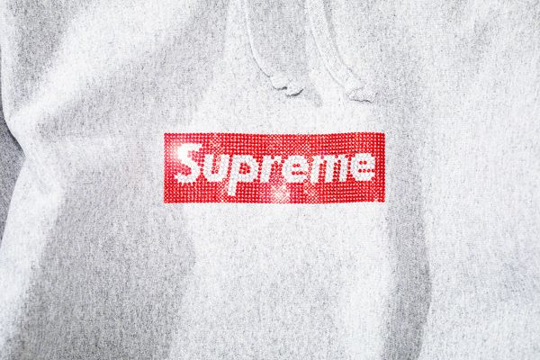Supreme Celebrates 25 Years With Swarovski Box Logo