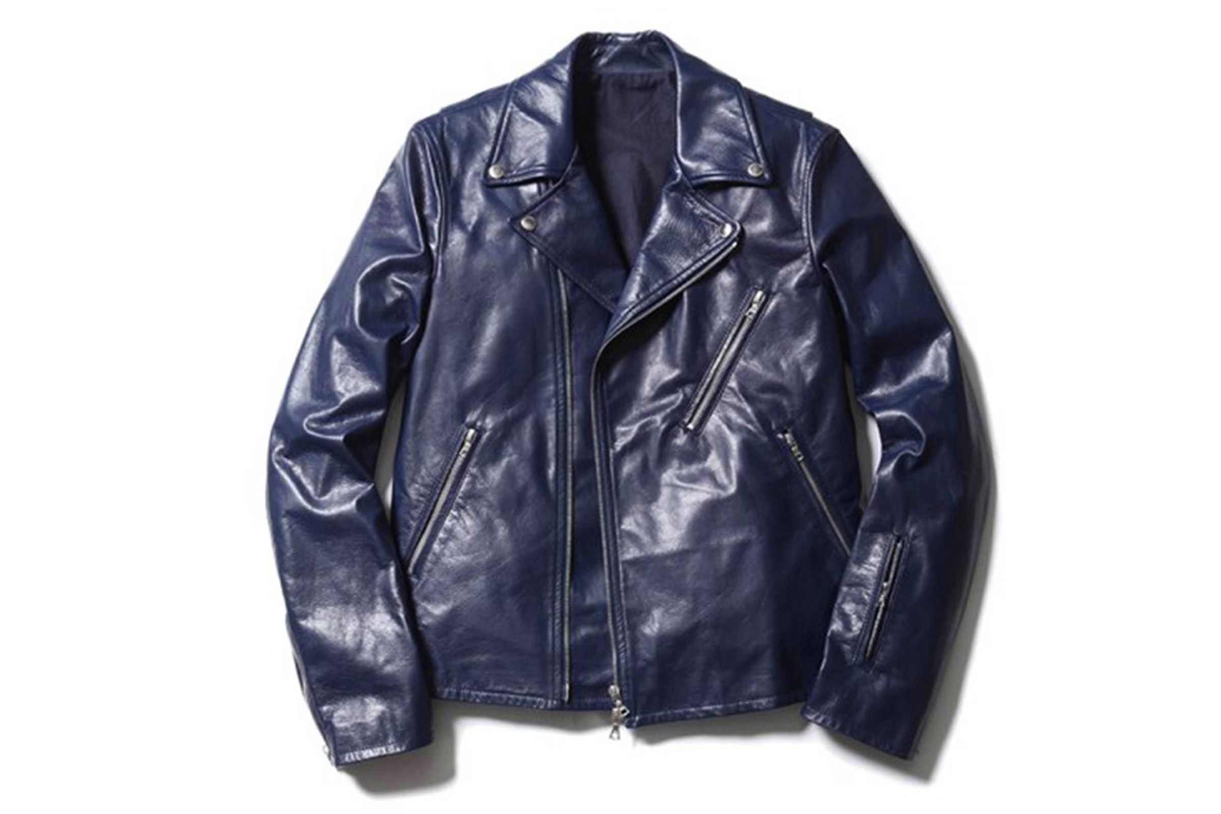 Sophnet. Navy Leather Rider