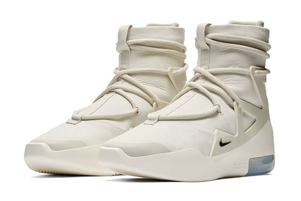 The Nike Air Fear of God 1 Drops in Light Bone January 12