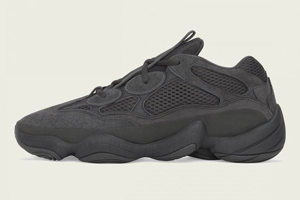 The "Utility Black" Yeezy 500 Drops This Weekend