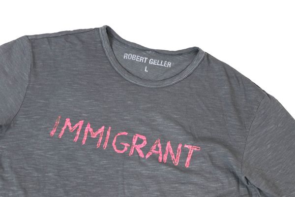 RERELEASE: Robert Geller "Immigrant" T-Shirt Sale Benefiting the ACLU