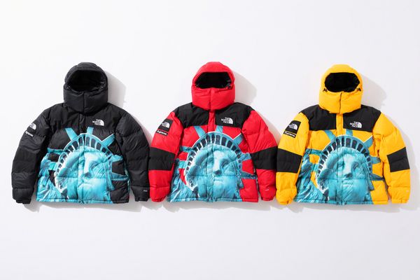 Supreme and The North Face Return With Statue of Liberty-Themed Collab