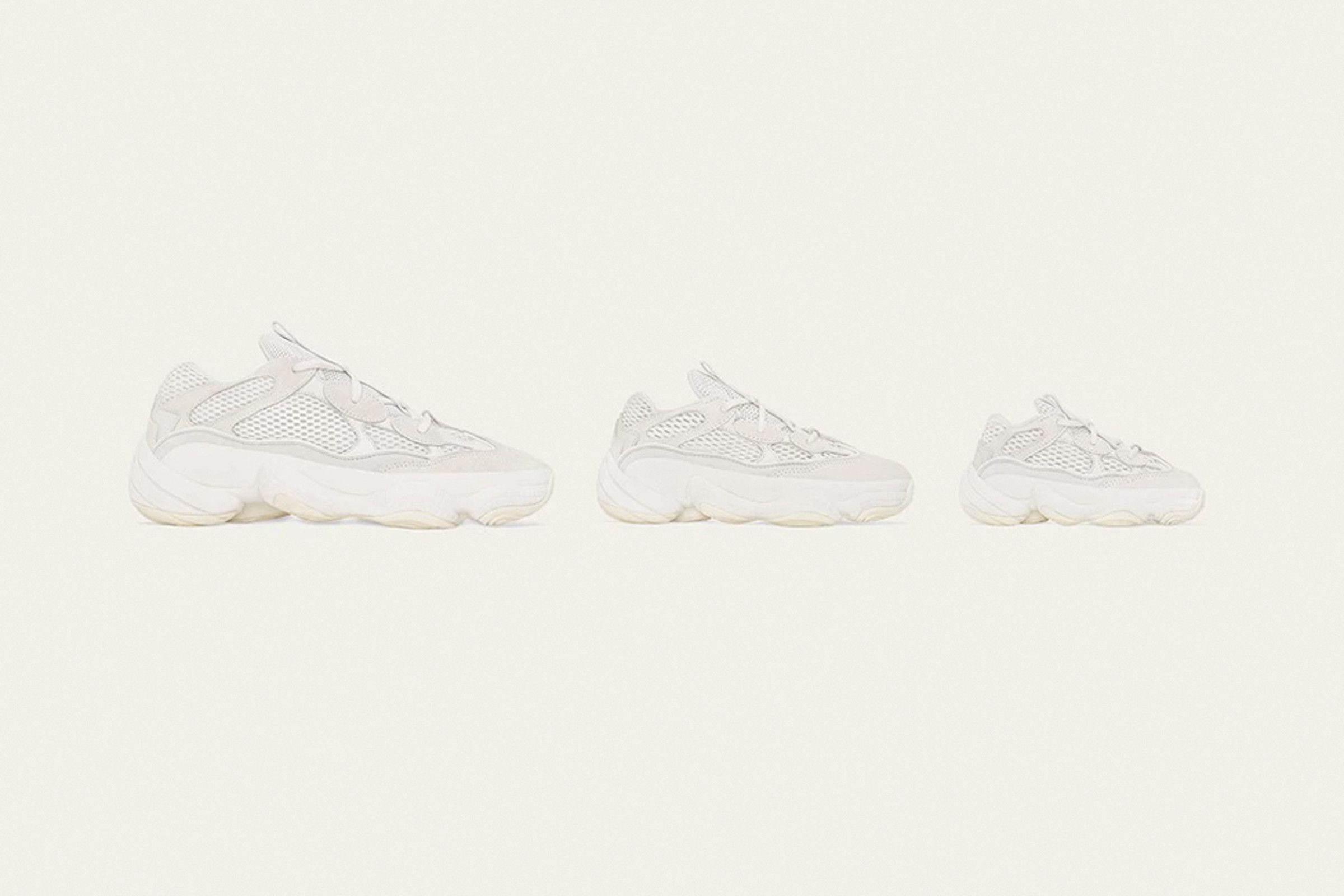 Yeezy Boost 500 "Bone White" Drops August 24