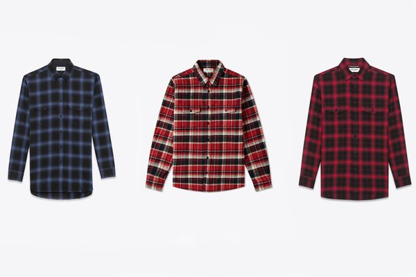 Bang for Your Buck: Saint Laurent Flannel Shirts